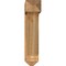 Ekena Millwork Traditional Arts and Crafts Rough Sawn Bracket w/ Offset Brace, Western Red Cedar, 8"W x 36"D x 36"H BKT0806X36X36TRA03RWR - alternate 3